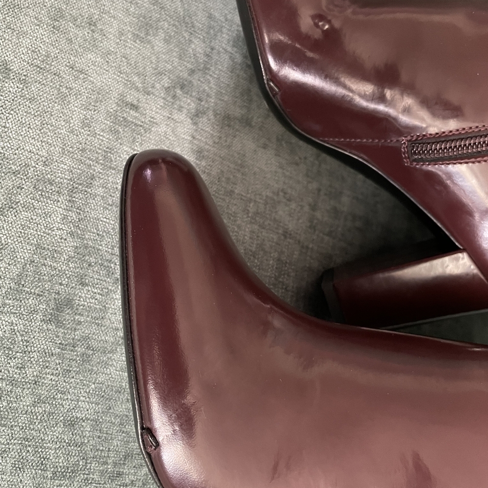 NWT $1200 Longchamp Patent Leather heeled boots - Picture 7 of 7